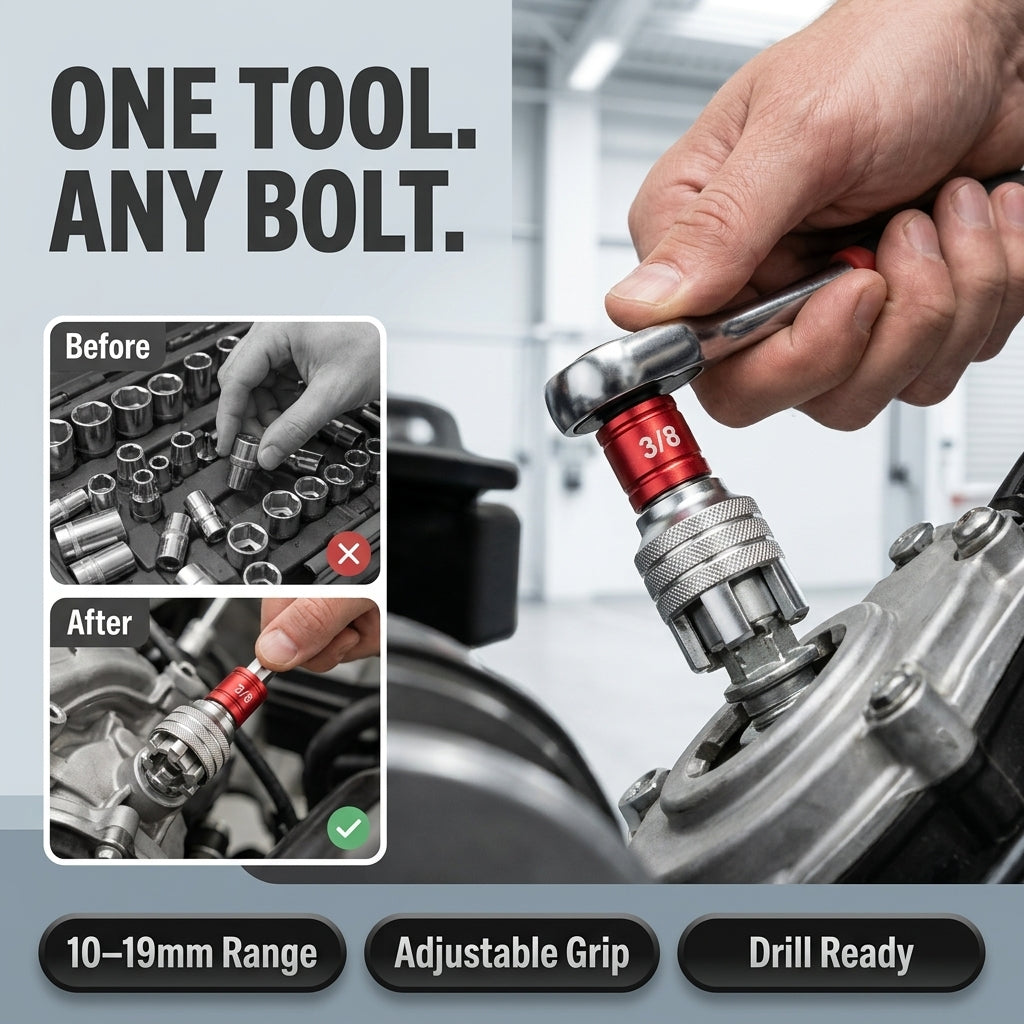 Multi Function Universal Socket Wrench Tool, picture 1