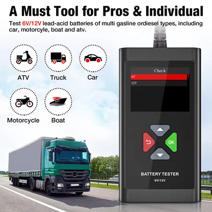 BatVoltix 12v Battery Tester