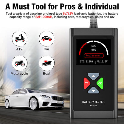 BatVoltix 12v Battery Tester