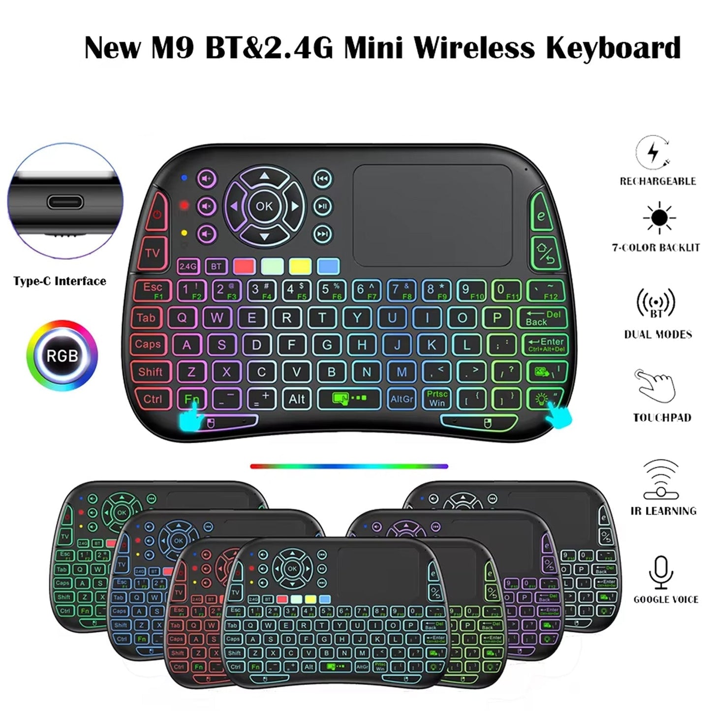 4-in-1 Mini Wireless Keyboard